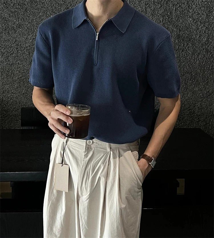 Haven Co.™ | Knit Quarter-Zip Polo