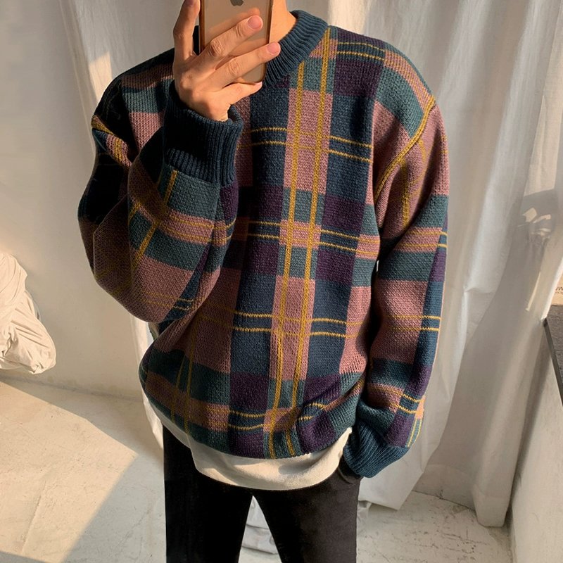 Haven Co.™ | Block Plaid Pullover