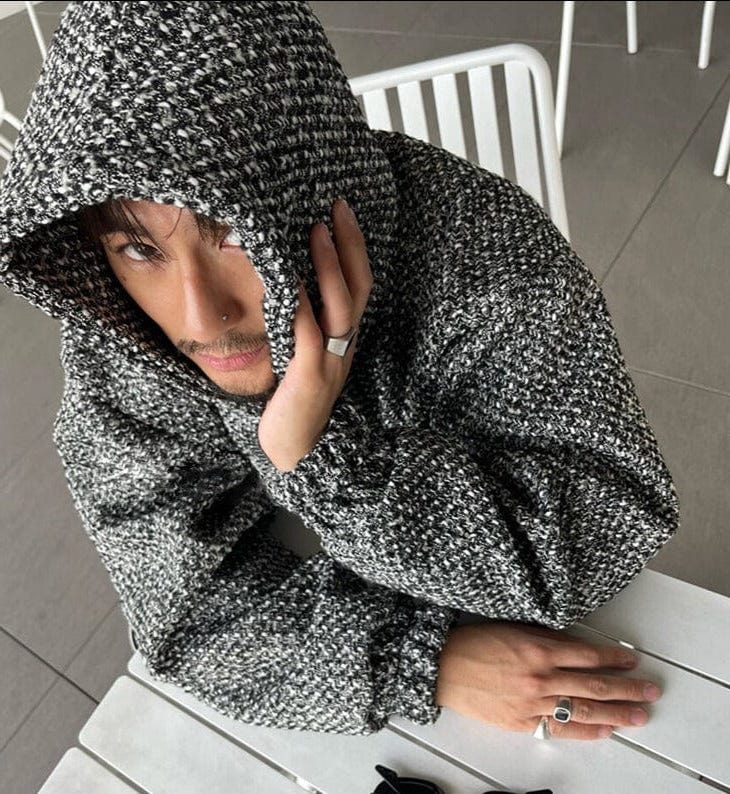 Haven Co.™ | Tweed Loose Hoodie
