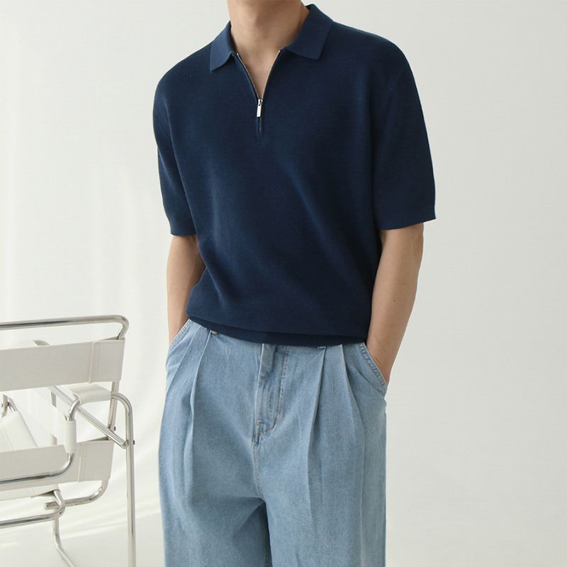 Haven Co.™ | Knit Quarter-Zip Polo