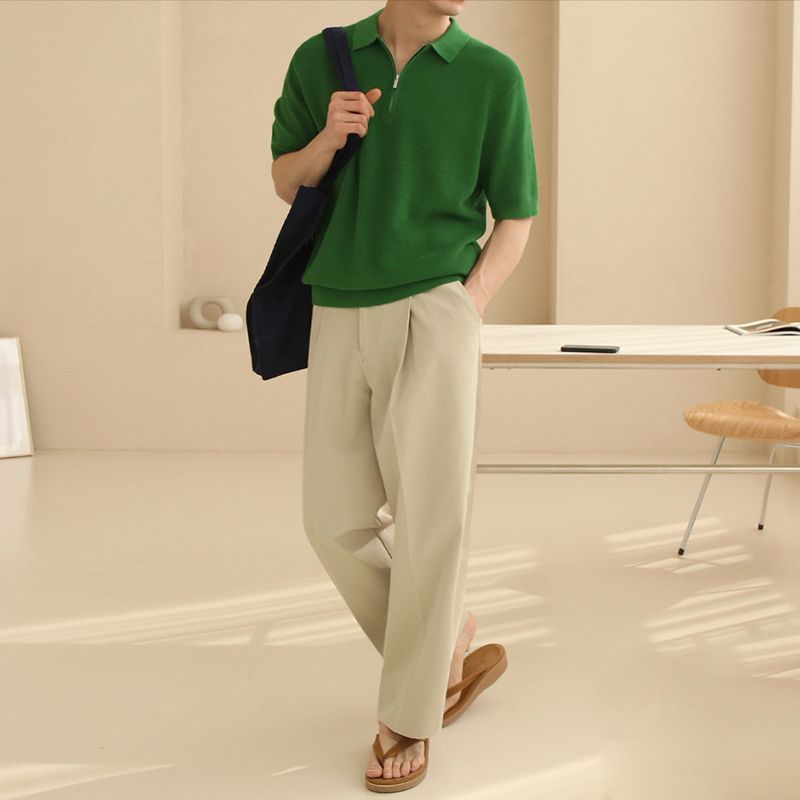 Haven Co.™ | Knit Quarter-Zip Polo