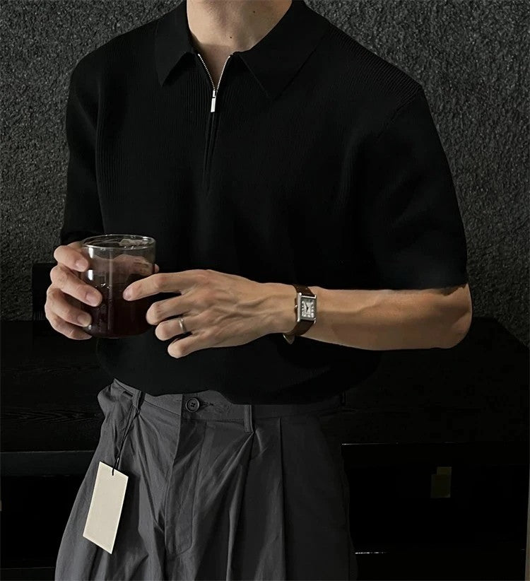 Haven Co.™ | Knit Quarter-Zip Polo